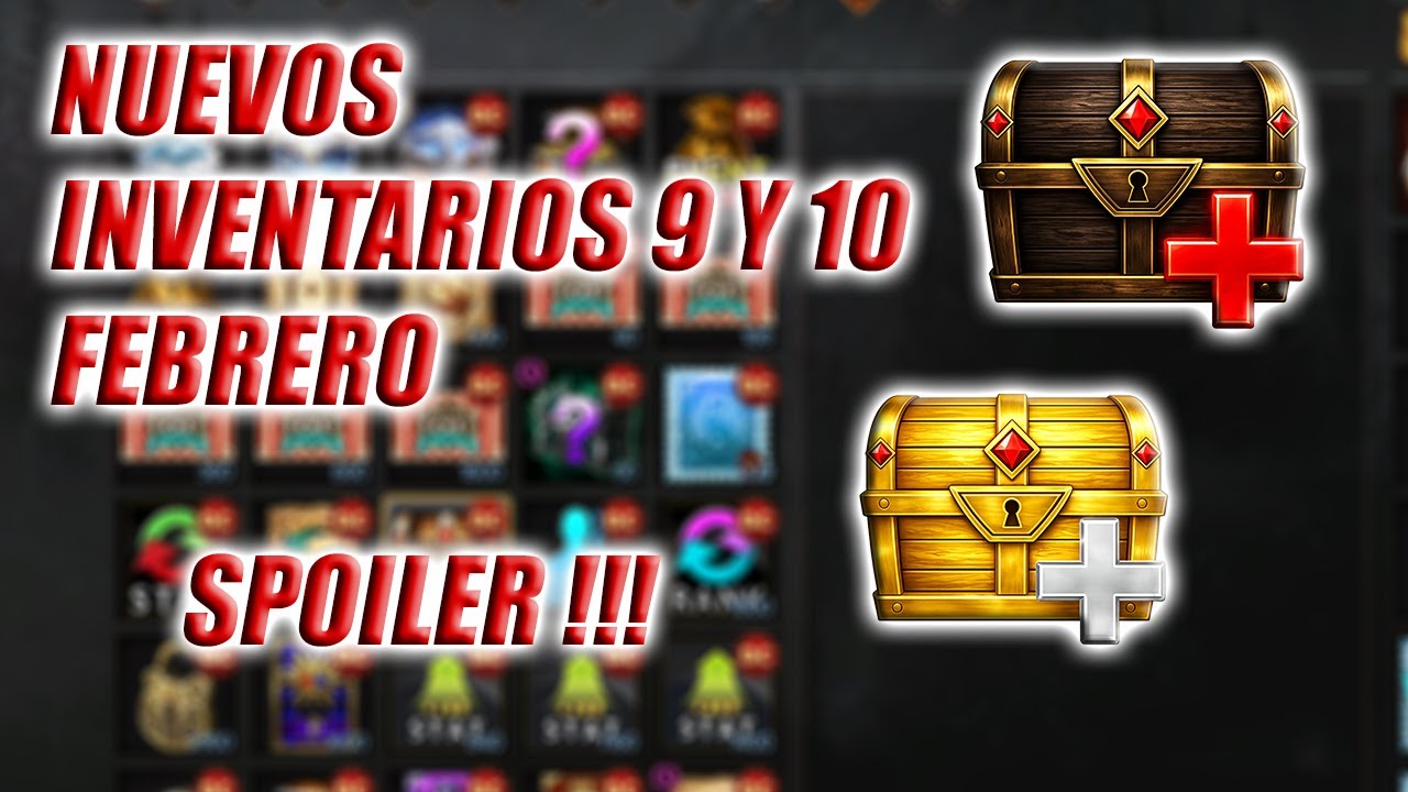 NUEVOS INVENTARIOS PARA FEBRERO  - INVENTARIOS 9 Y 10 EN RAKION -  Rakion Latino