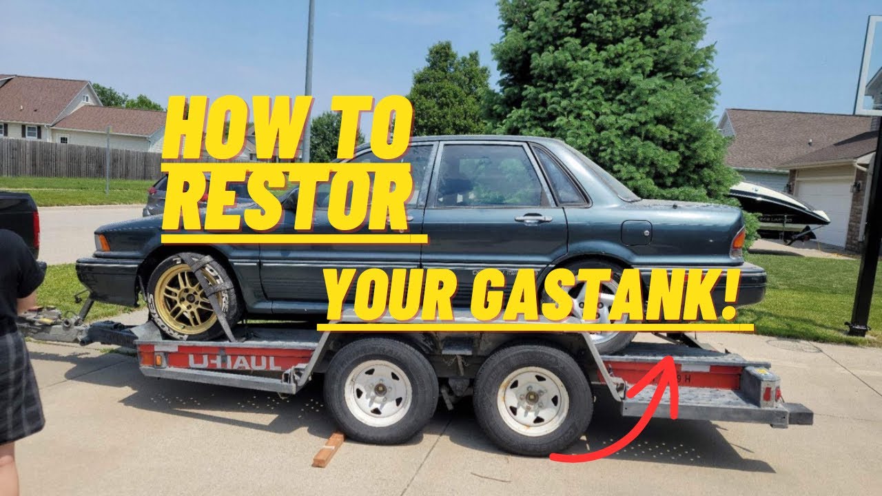How to restore and seal an old car gastank!| The right way!