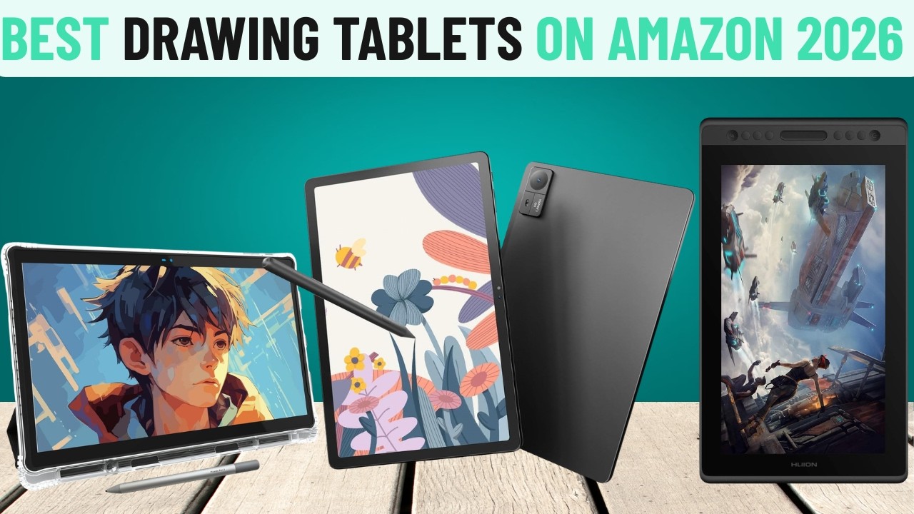 Top 5 Best Drawing Tablets on Amazon 2026 🎨 (UGEE vs HUION vs PicassoTab)