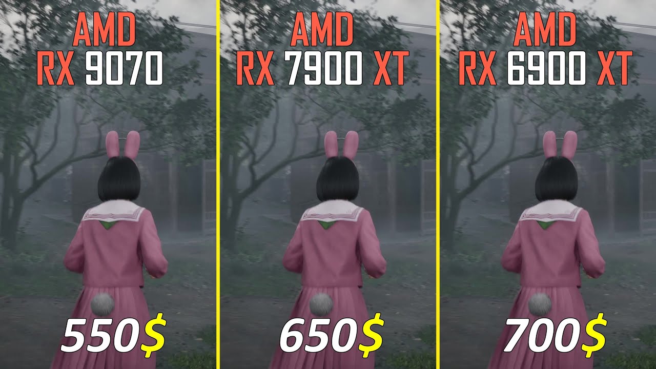 RX 9070 vs RX 7900 XT vs RX 6900 XT Test at 1440P and 4K
