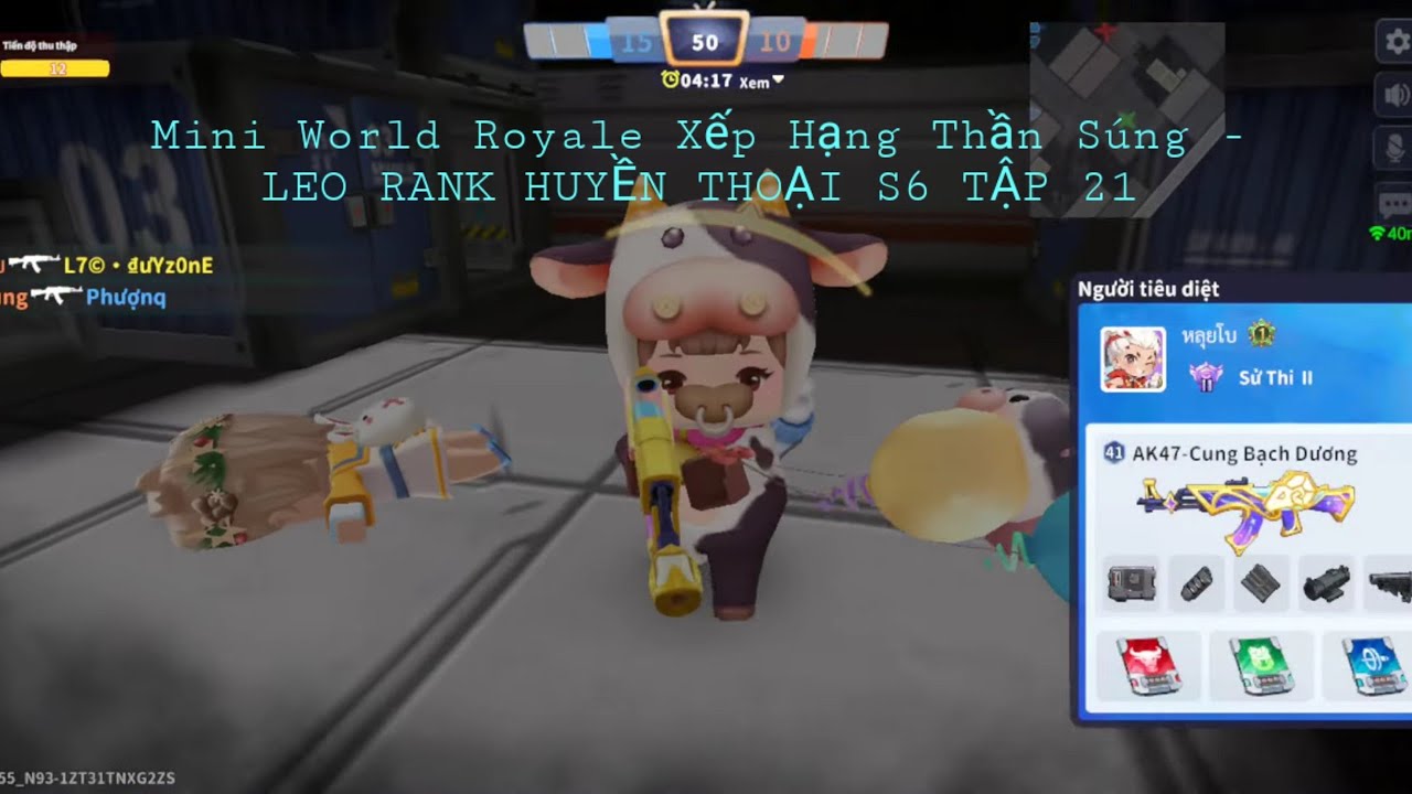 Mini World Royale Xếp Hạng Thần Súng - LEO RANK HUYỀN THOẠI S6 TẬP 21