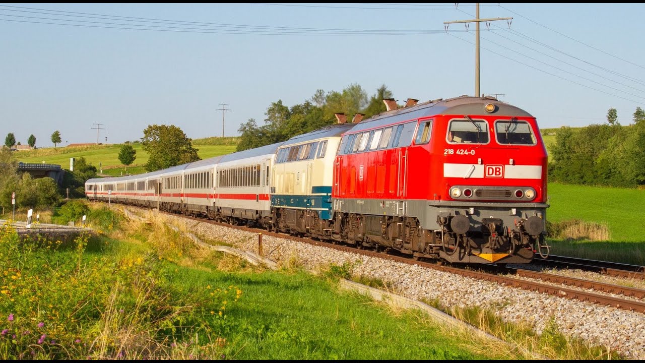 Des BR218 dans l'Allgäu Août 2023