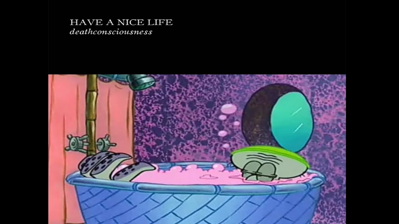 listening to “deathconsciousness” by have a nice life be like (inspired by metallurgy)