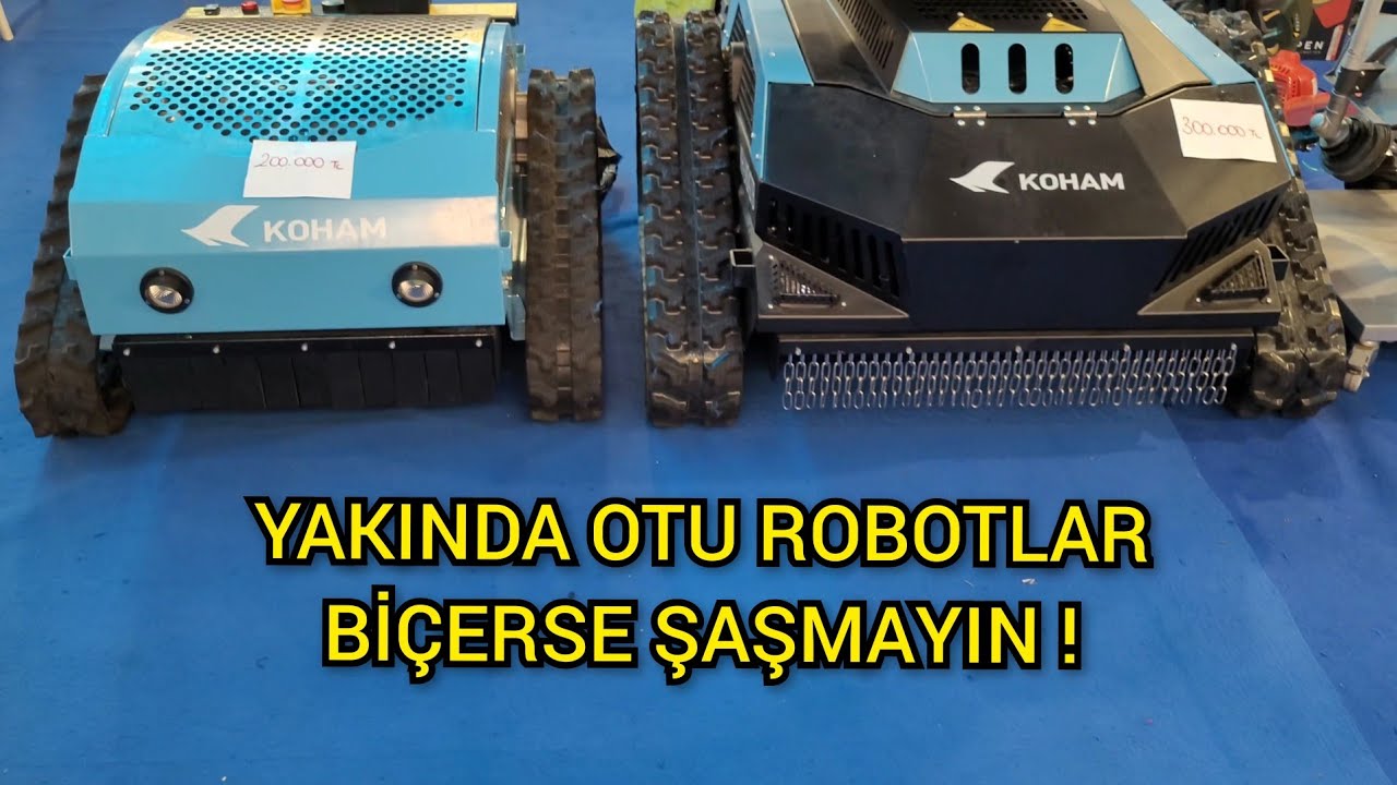 OT BİÇME ROBOTU YAPMIŞLAR ! - FUARIN EN DİKKAT ÇEKEN ÜRÜNÜ - KOHAM OT BİÇME 