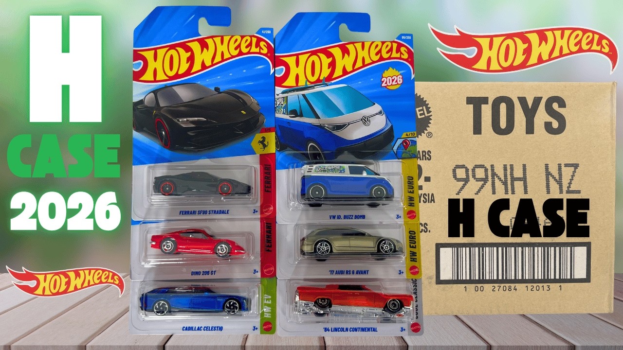 Hot Wheels 2026 H Case UNBOXING 🔥 Best Case So Far