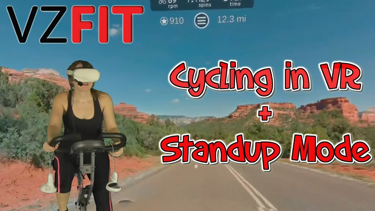 VZfit VR - Standup mode preview & cycling through Sedona Arizona! + GIVEAWAY