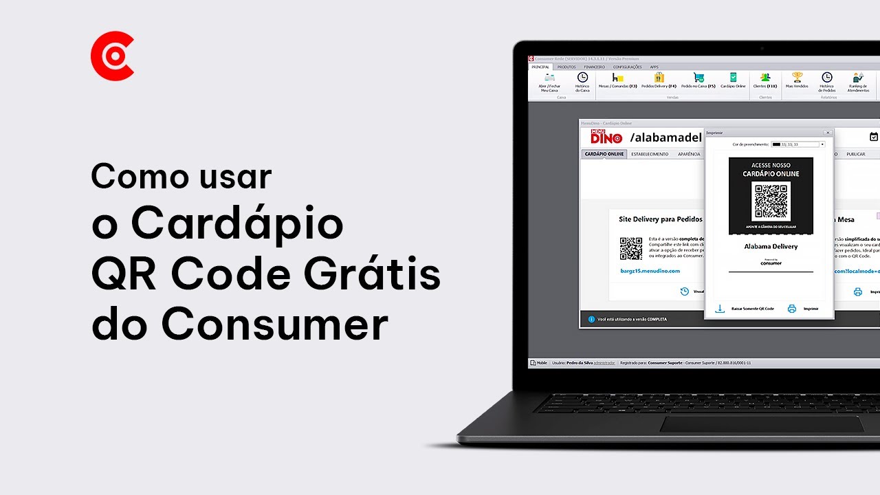 Como Usar o Cardápio QR Code Grátis do Consumer? | Suporte Consumer