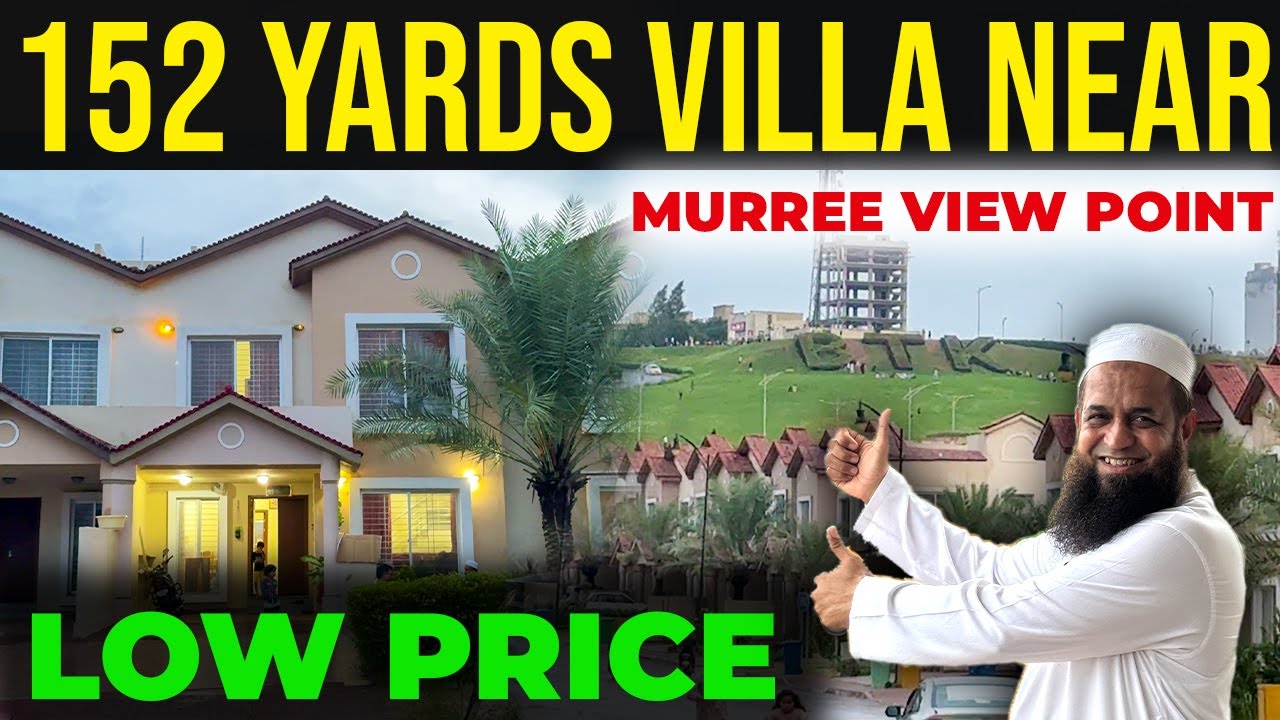 152 Yards Villa Near Murree View Point | Low Price | Bahria Town Karachi #realestate #houseforsale