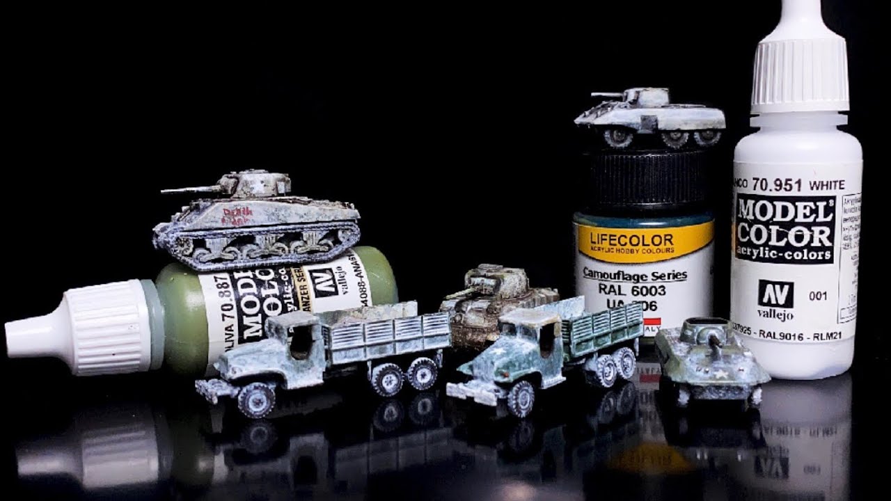 Раскрашиваем крошечные модели! Revell 1/144