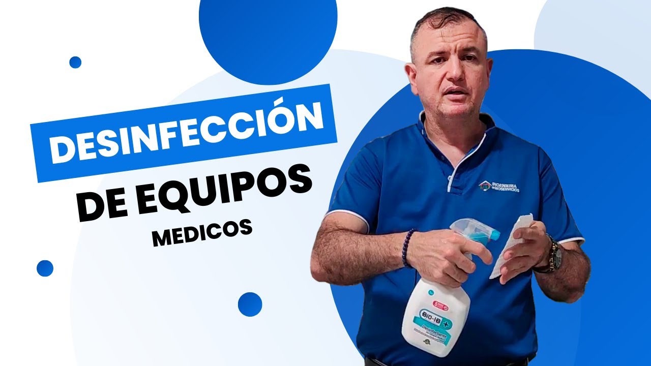 ✅ SABES que usar para DESINFECTAR 🦠😷 tus EQUIPOS MÉDICOS❓
