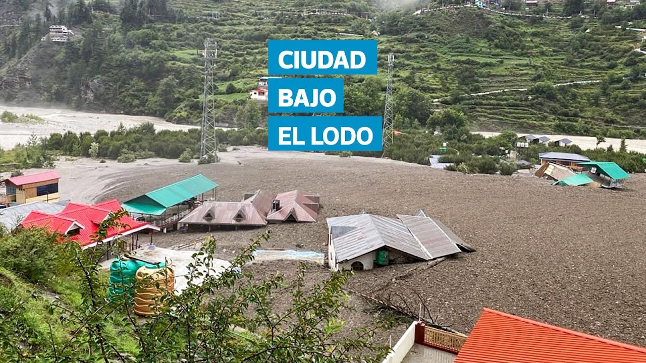 Familias lo pierden todo por inundación en India; impactantes imágenes desde el Himalaya