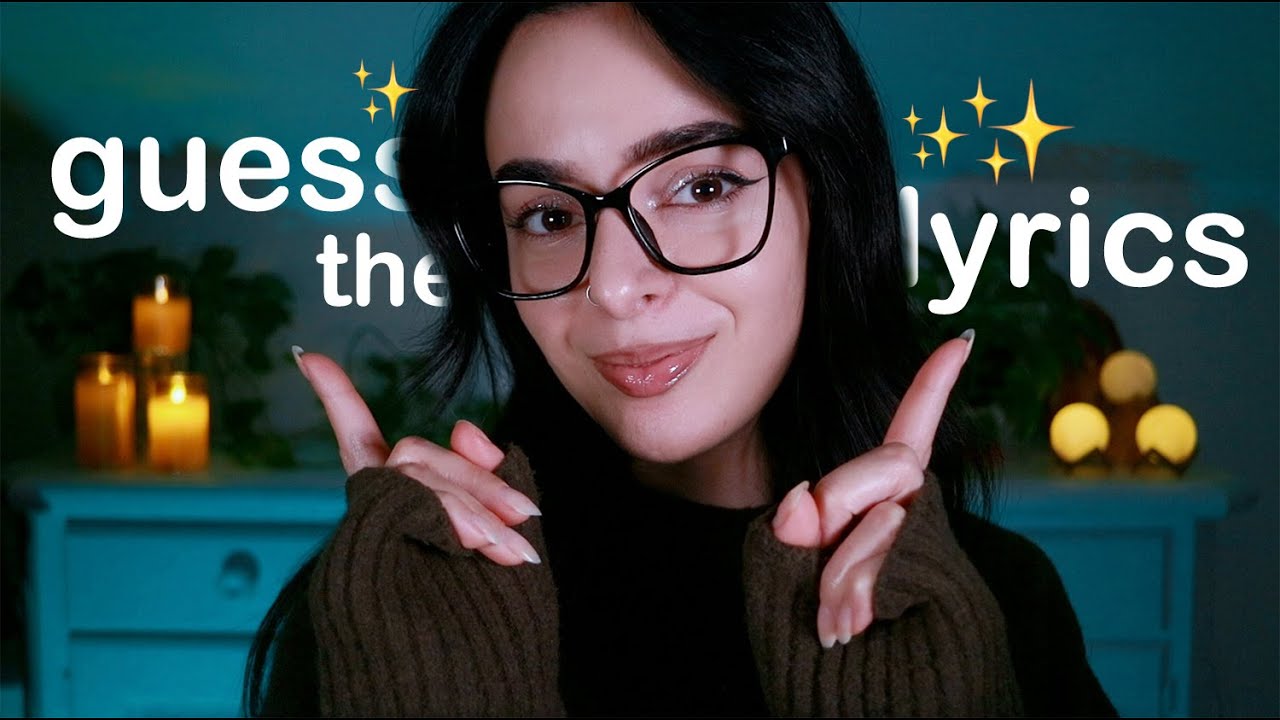 ASMR Close Your Eyes & Guess the Lyrics! ✨ The Best 70s, 80s, & 90s Pop Hits ✨ (soft spoken singing)