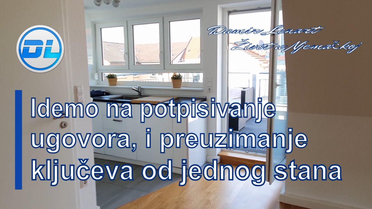 Idemo na potpisivanje ugovora, i prezuimanje ključeva stana