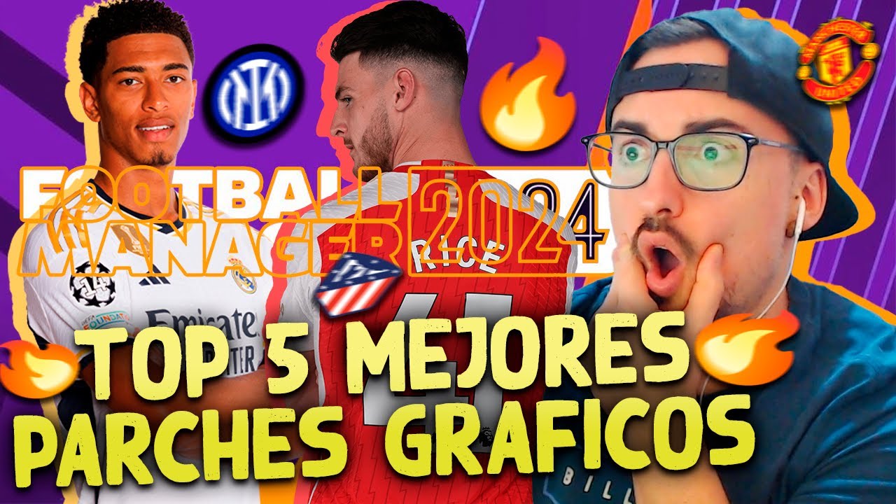 MEJORES PARCHES GRÁFICOS en FM24 con ESCUDOS , CAMISETAS *APARIENCIA BRUTAL* | FOOTBALL MANAGER 2024