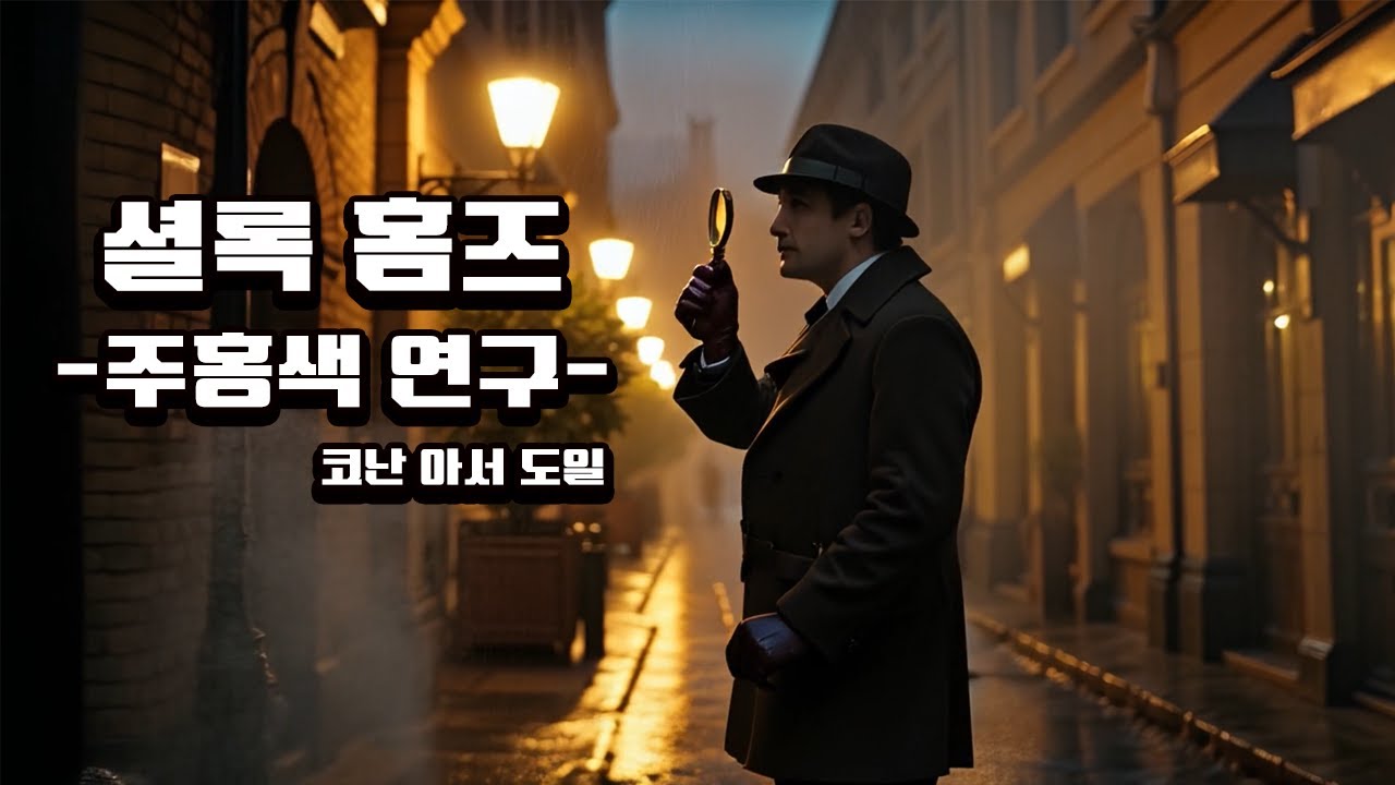 잠을 자면서 듣는 셜록홈즈-주홍색연구 | 오디오북 | 한국어