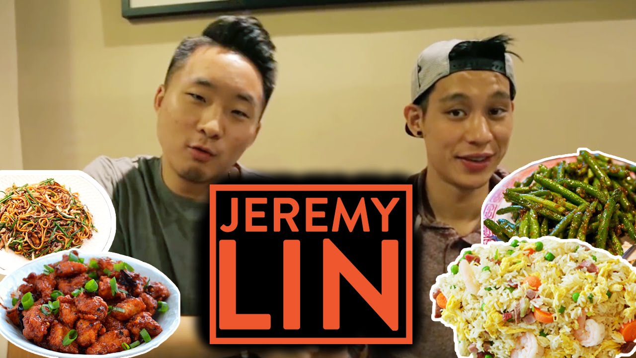 Eating Americanized Chinese Food w/ JEREMY LIN | Fung Bros