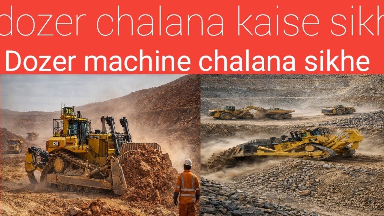 Dozar chalana kaise sikhe#dozerwork #dozerwork #DozerWork#Bulldozer#DozerLife#HeavyMachine