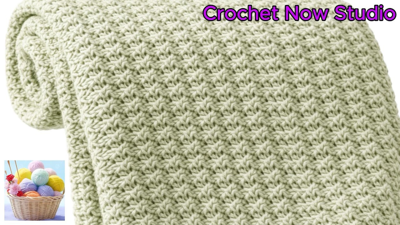 Easy Crochet Wicker Stitch Tutorial – Stunning Repeating Blanket Pattern! Crochet