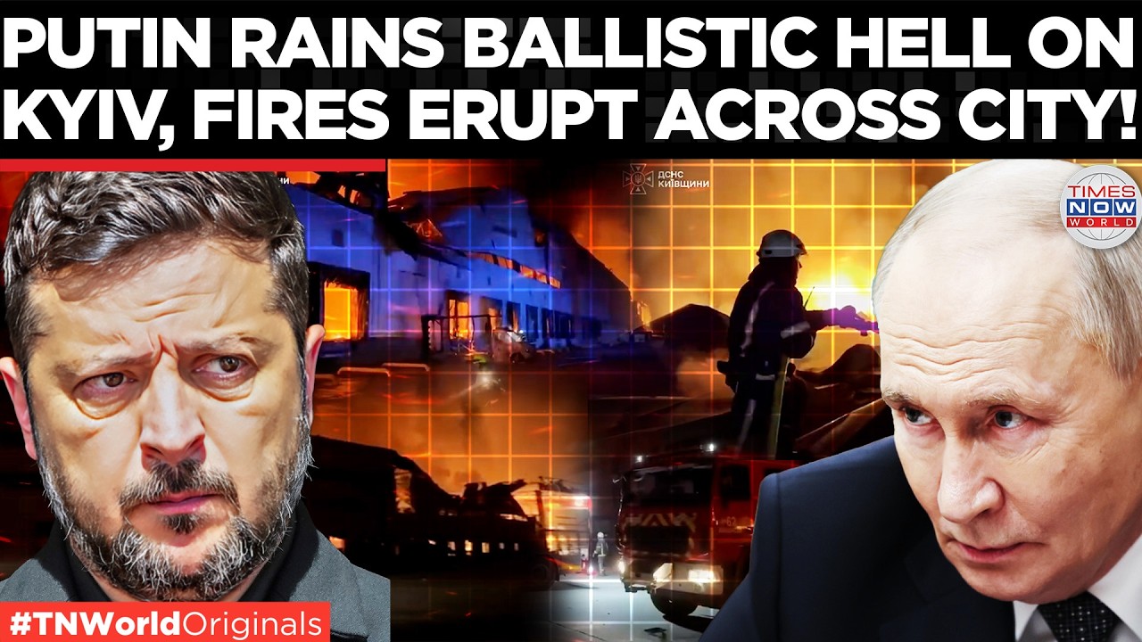 KYIV UNDER FIRE: Russia Launches Massive Ballistic Missile Attack on Ukraine's Capital Overnight