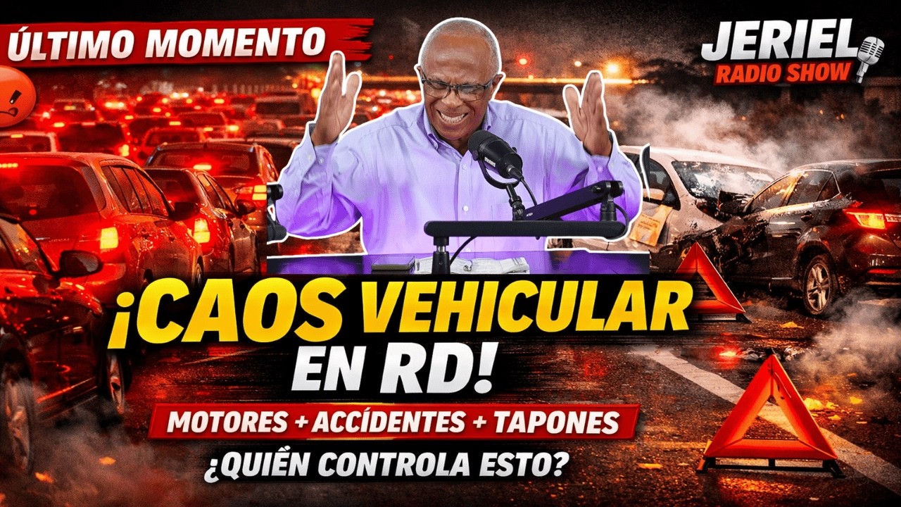 EL TRÁNSITO EN RD SE SALIÓ DE CONTROL: TAPONES, MOTORES Y ACCIDENTES TODOS LOS DÍAS