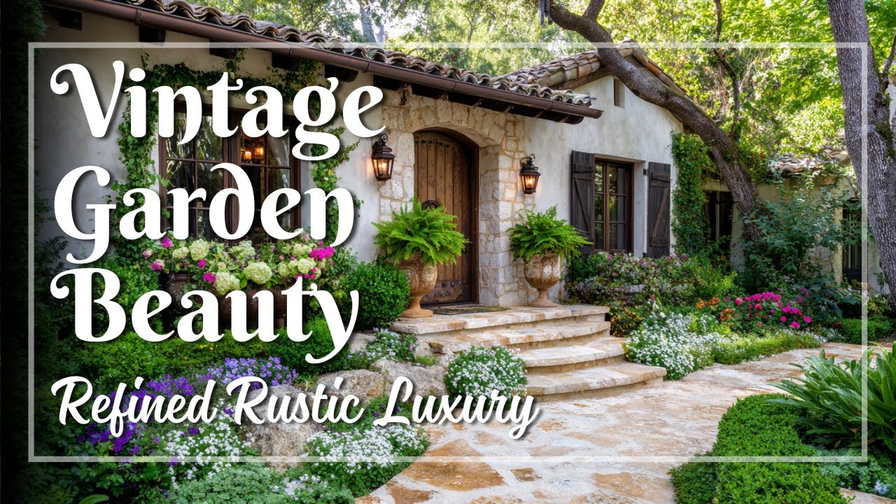 Rustic French Provençal Garden Ideas for Front Yards 🌸 Vintage Charm Meets Refined Luxury