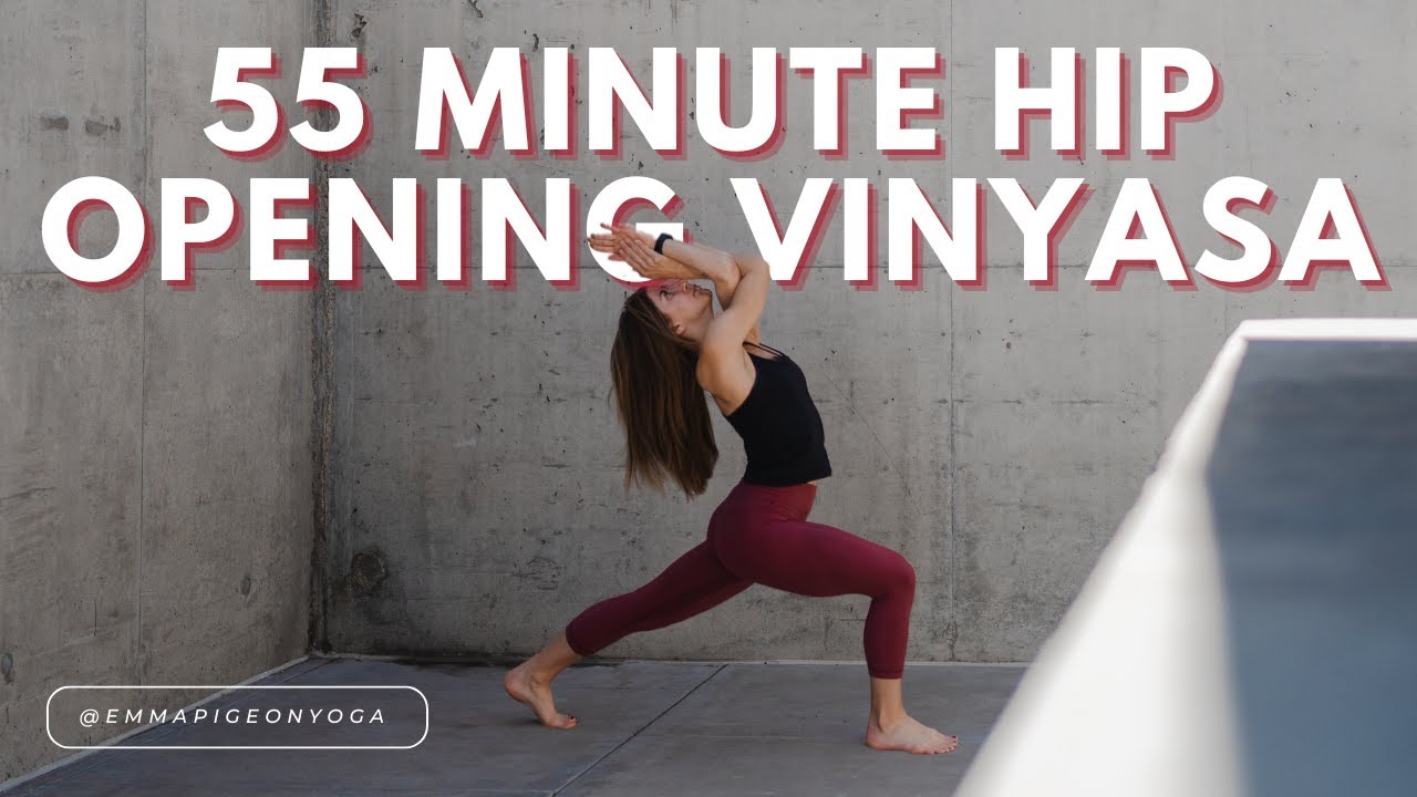 Hip Opening Vinyasa Flow | 55 Minute Yoga Class | Alignment Focused with Arm Balance Options
