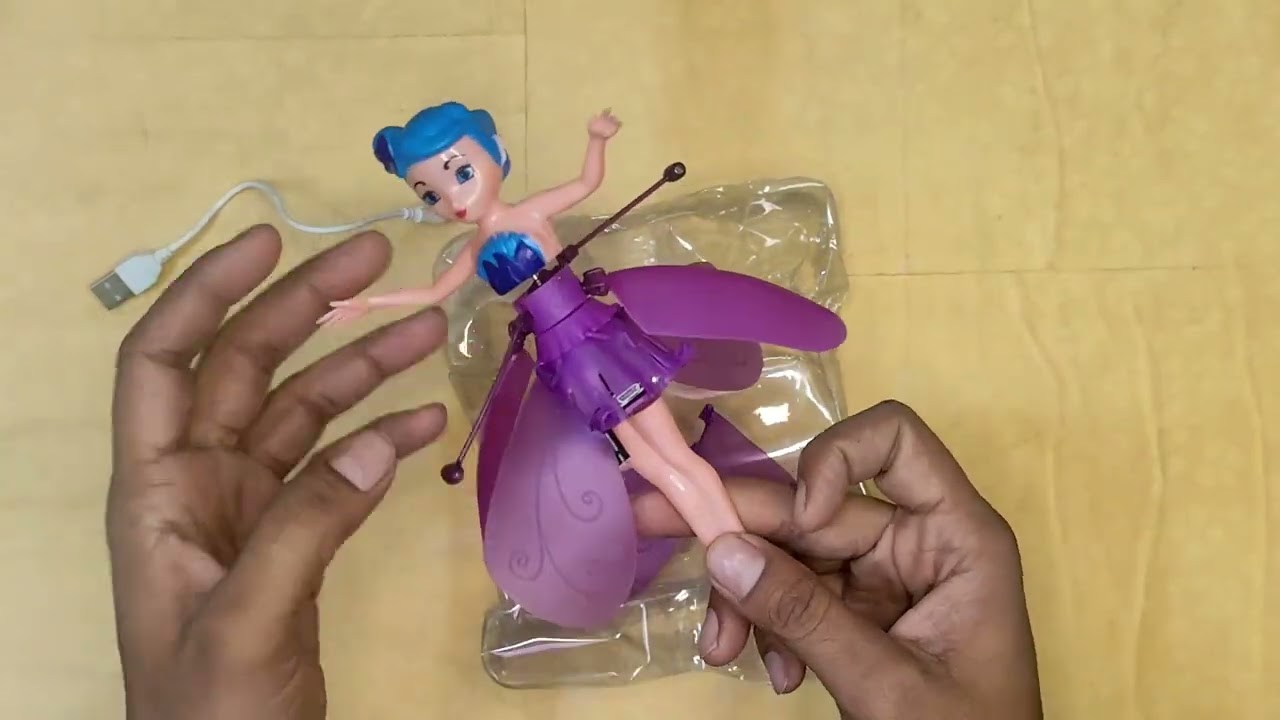 Magical Flying Fairy Doll, Hand Sensor Control, Sky dancer | unboxing video