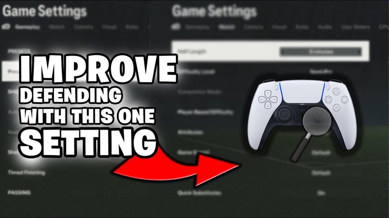 RIGHT STICK PLAYER SWITCHING DEFENSIVE TUTORIAL EA FC