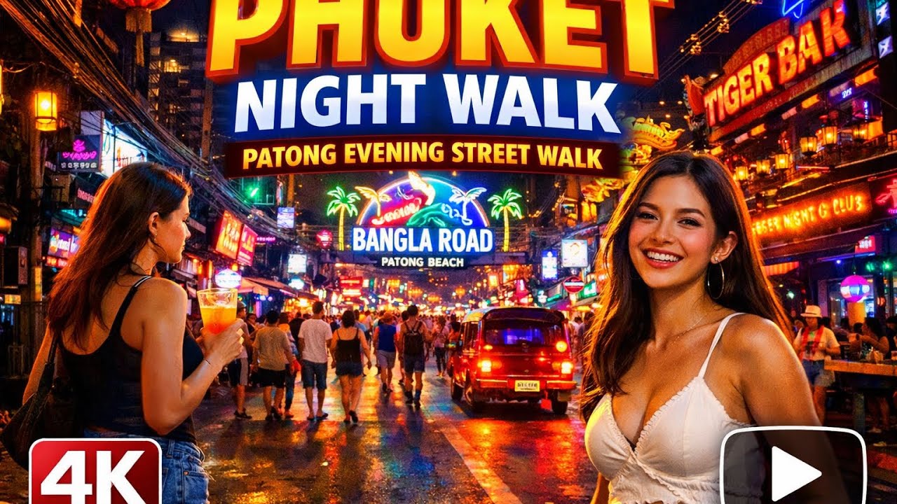 Patong After Dark 🇹🇭 Phuket Night Walk