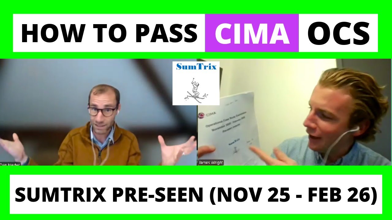 Как сдать экзамен CIMA OCS по решению практических задач с ноября 2025 г. по февраль 2026 г. (пре...