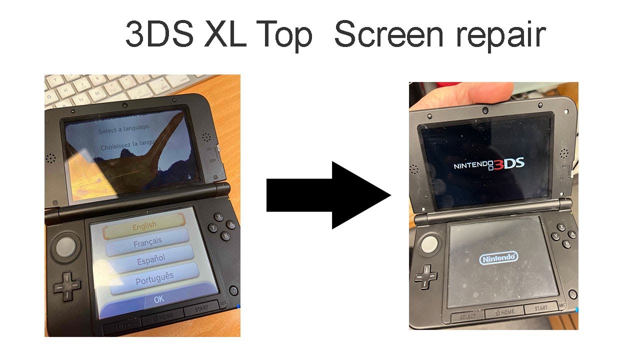 Nintendo 3DS XL Top LCD replacement