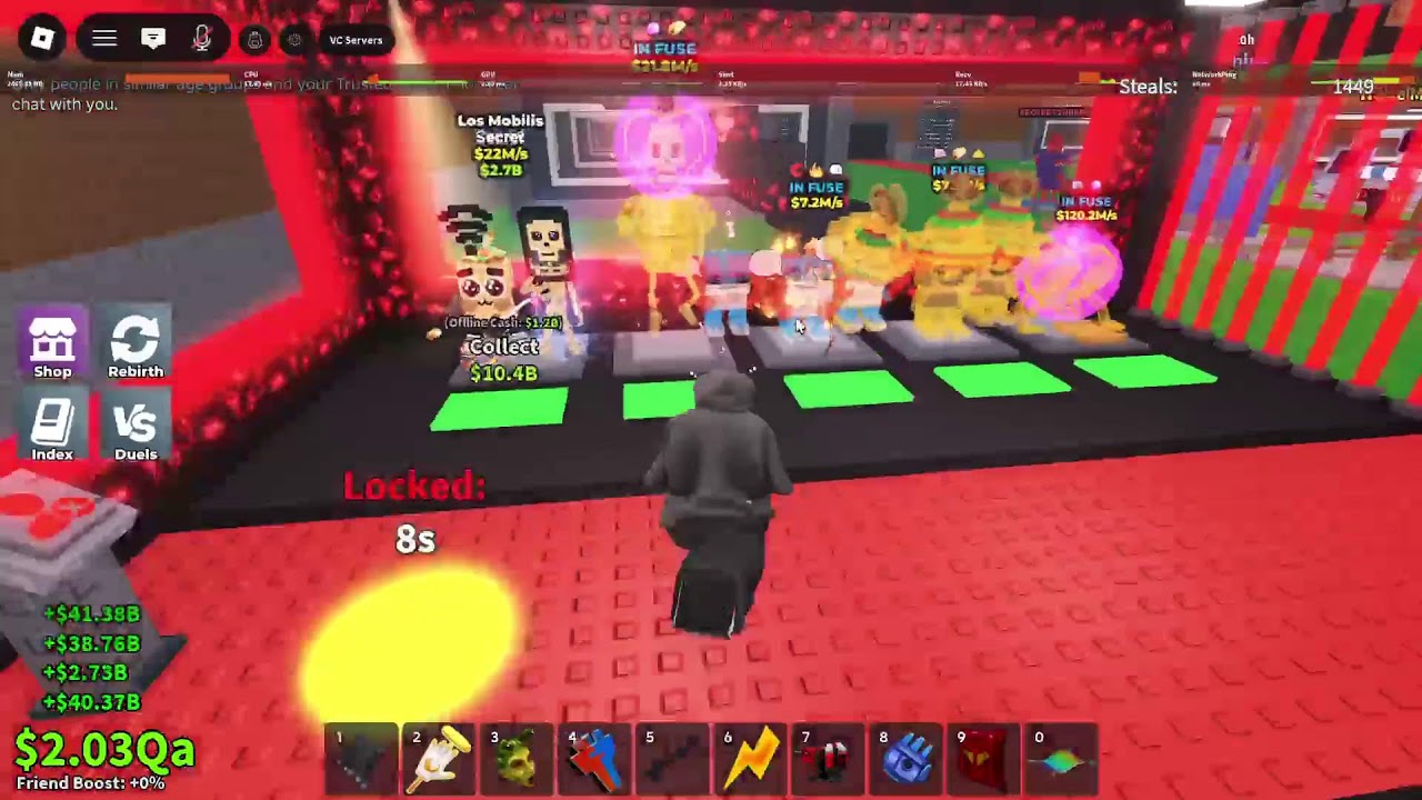 steal a brainrot duels and trades
