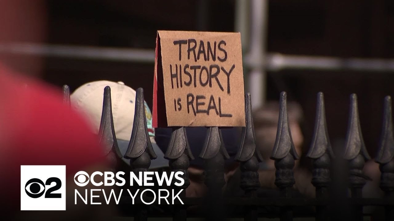 New Yorkers protest erasing words transgender, queer from Stonewall National Monument website
