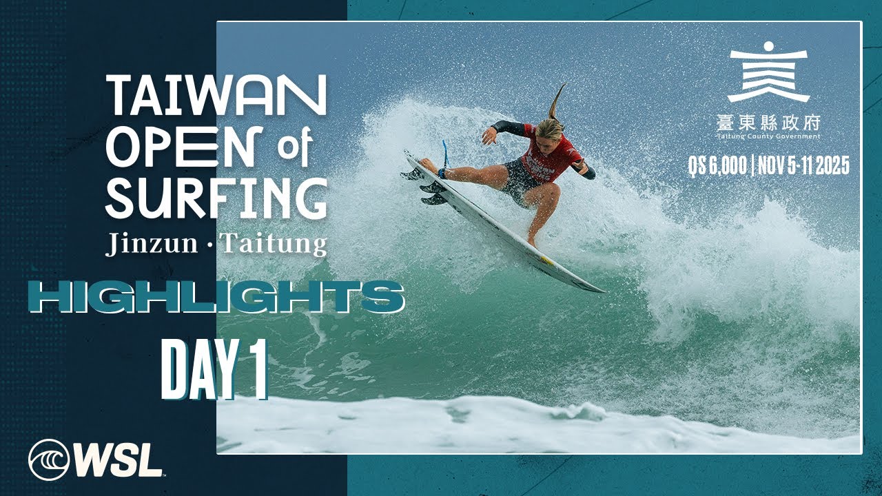 Highlights: Taiwan Open of Surfing 2025 - Day 1