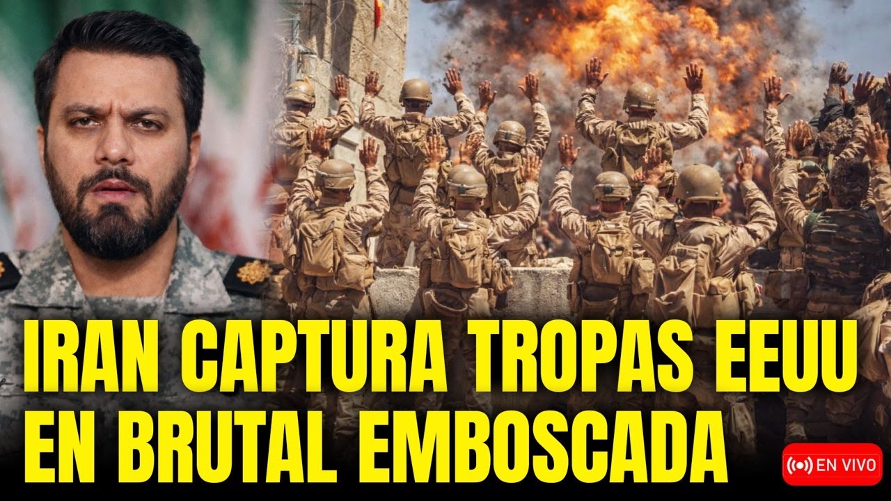 🚨BRUTAL EMBOSCADA DE IRAN! CAPTURAN TROPAS DE EEUU EN KHARJ