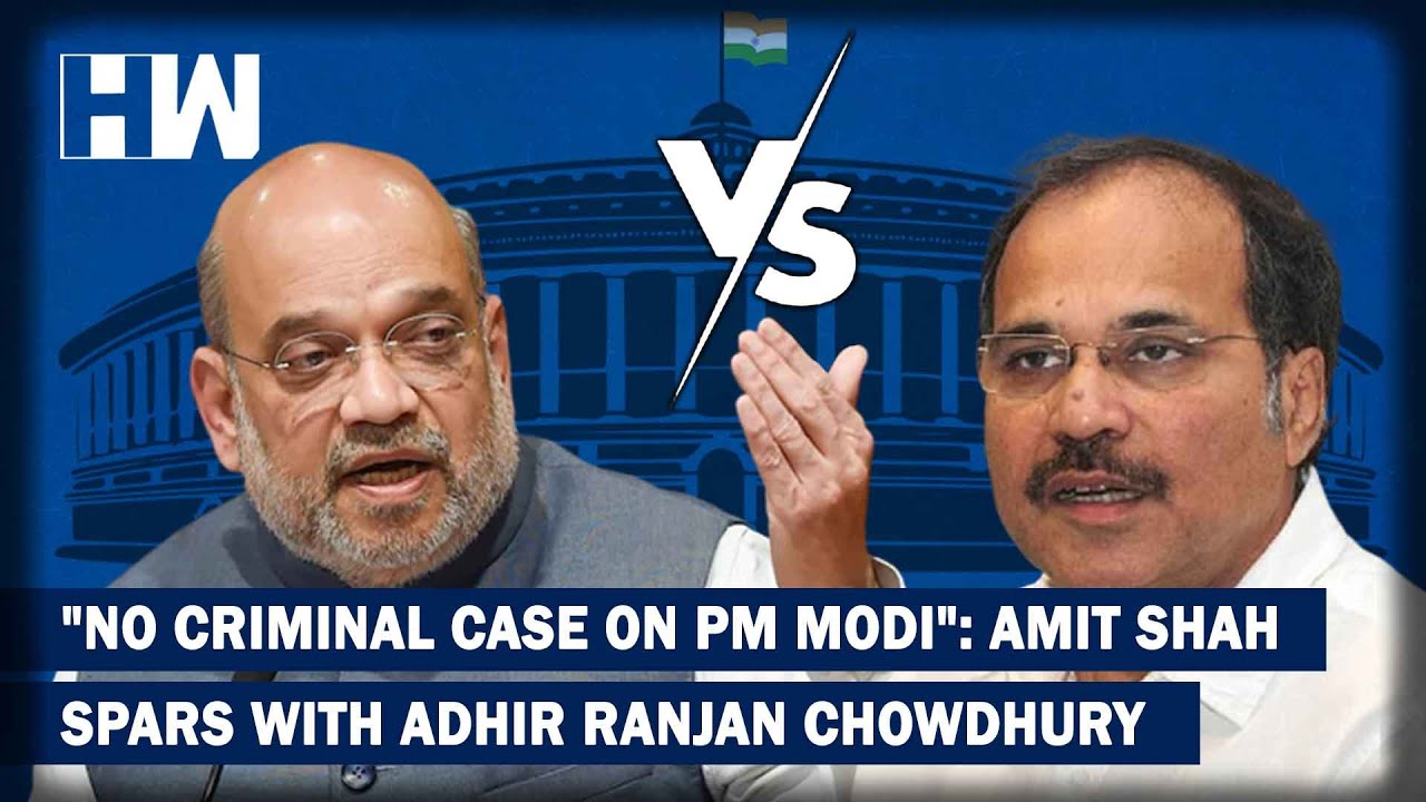 Angry Amit Shah Says No Criminal Case On PM Modi, Demands Apology From Adhir Ranjan Chowdhury| BJP
