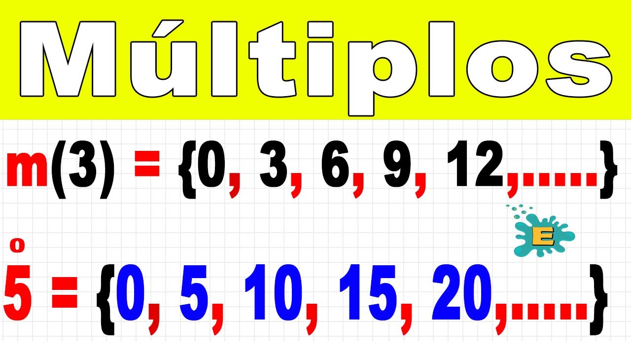 💥MÚLTIPLOS de 2-3-5