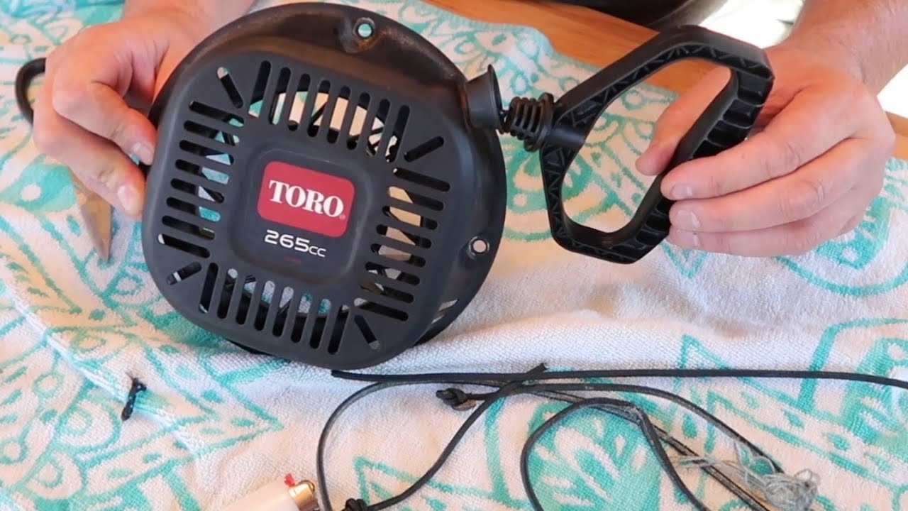 How to Fix Toro Snow Blower Pull Cord