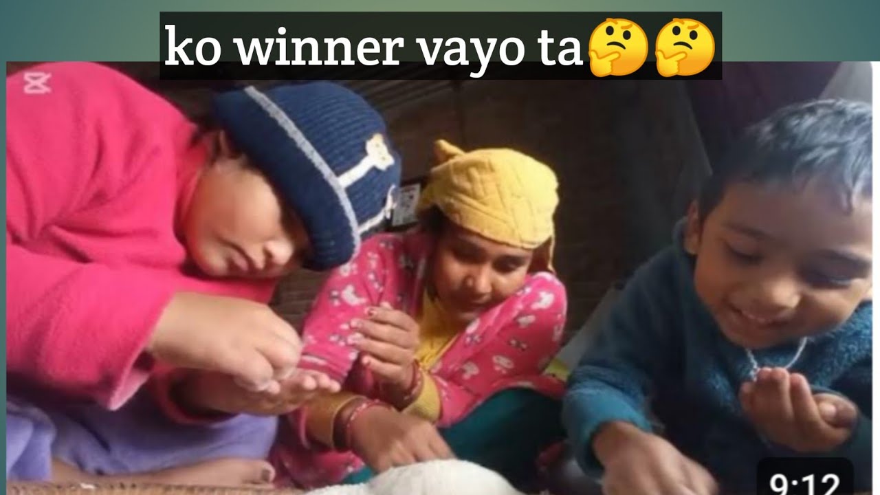 Kam pni vayo game ni vayo sathi haru😊😊😊