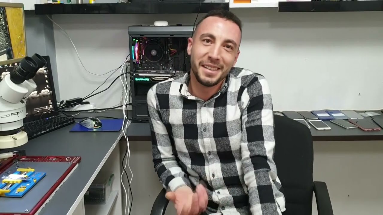 Cep telefonu tamir kursu. Öğrencimi iş yerinde ziyaret
