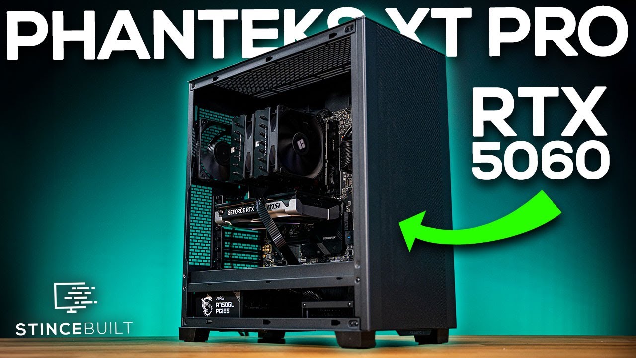 Phanteks XT Pro Gaming PC Build RTX 5060 + Ryzen 5 7600!