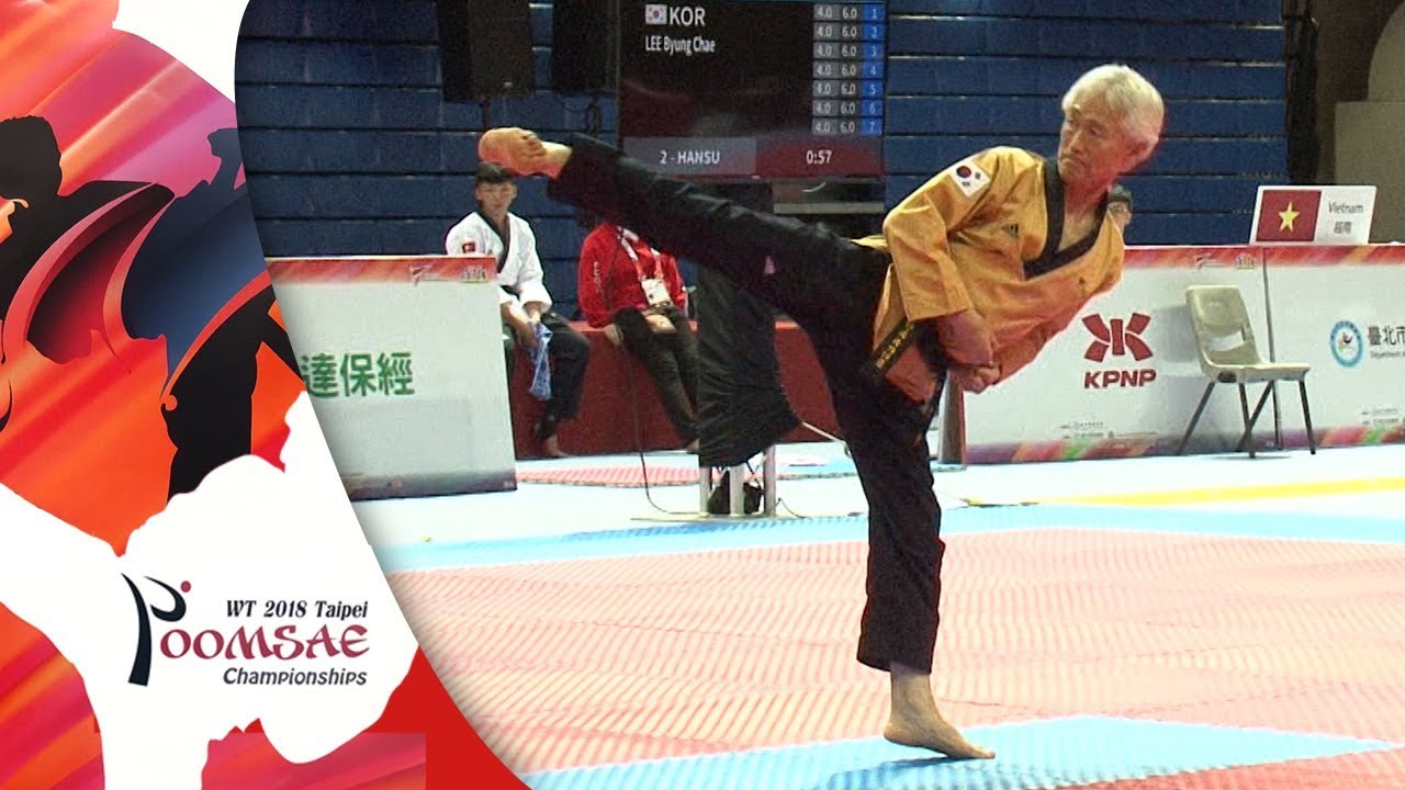 Recognized Poomsae Individual Male Over 65 Final, LEE Byung Chae(KOR) vs DUONG Chi(USA)