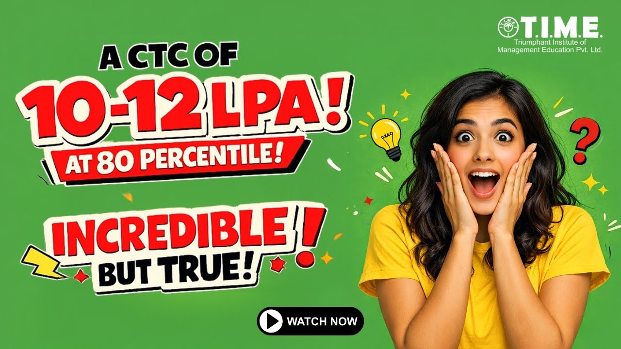 A CTC of 10-12 LPA at 80 percentile!!! Incredible but true