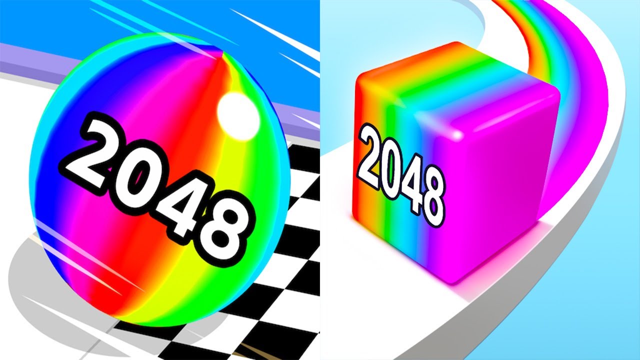 Ball Run 2048 VS Jelly Run 2048 - All Levels Gameplay Android iOS Ep 5