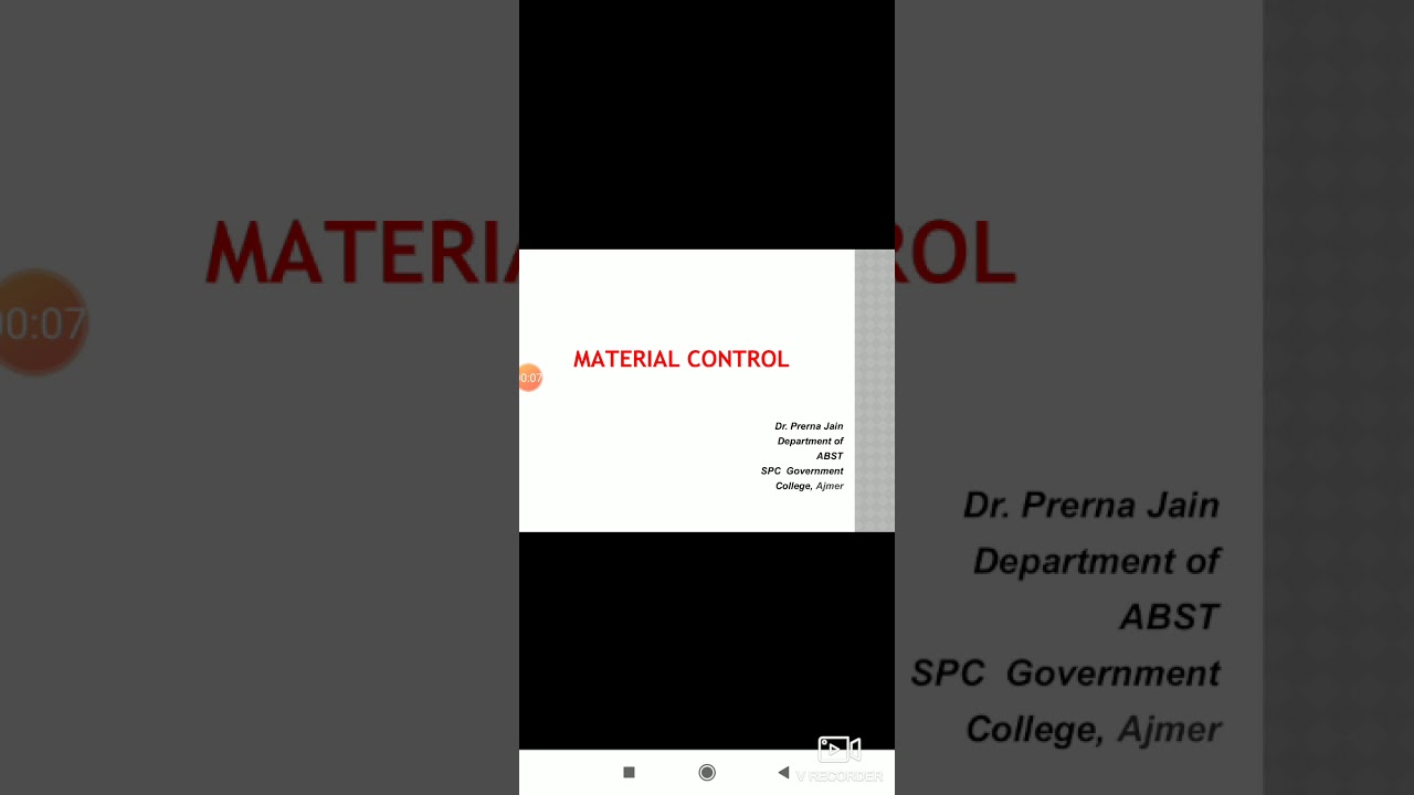 Pricing of material issues 1 by Dr Prerna Jain SPC GCajmer
