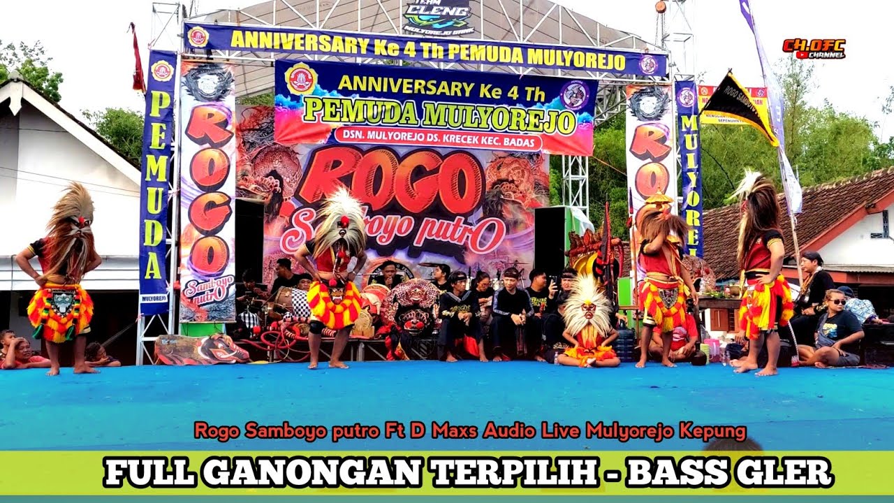 Ganongan - Ganongan Terpilih❗️Jaranan Rogo Samboyo Putro Live Mulyorejo Kepung