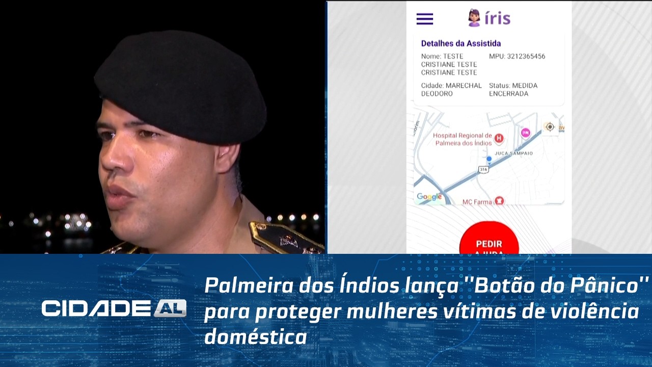 Palmeira dos Índios lança ''Botão do Pânico'' para proteger mulheres vítimas de violência doméstica
