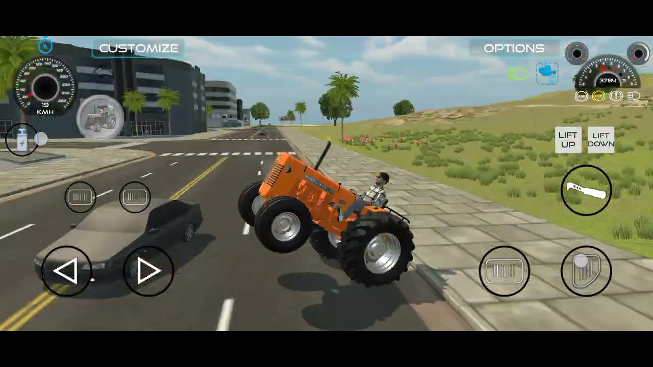 Tractor driving #tractorgame #tractordriving #tractor #tractorvideo #gaming #games #gameplay #game 