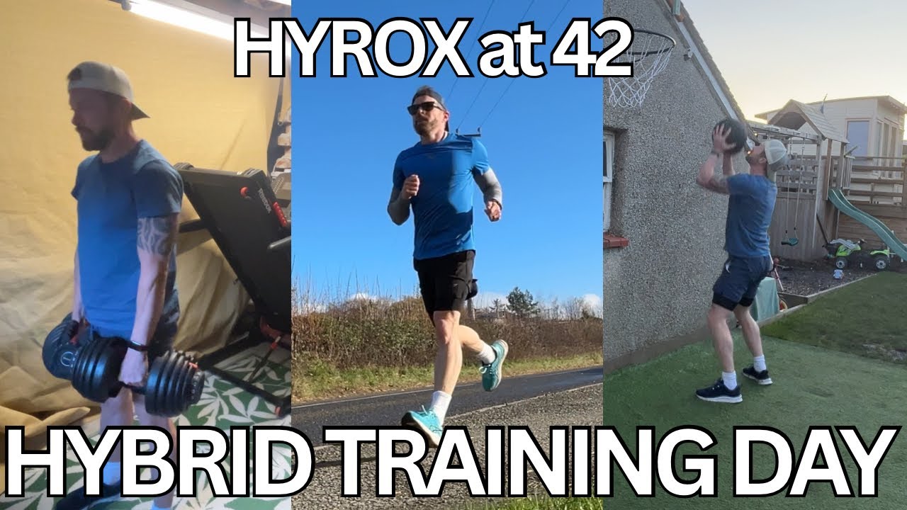 Тренировка для HYROX в 42 года | Мой день полной гибридной тренировки