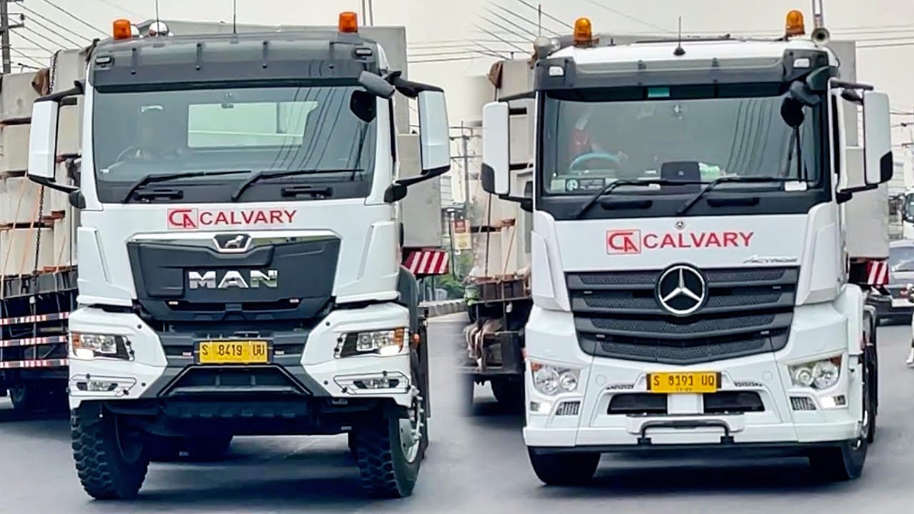 SANGAR & MEWAH‼️Konvoi Man Tgs & Mercy Actros Spesial Akhir Tahun 2025